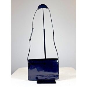 Calvin Klein black leather crossbody bag